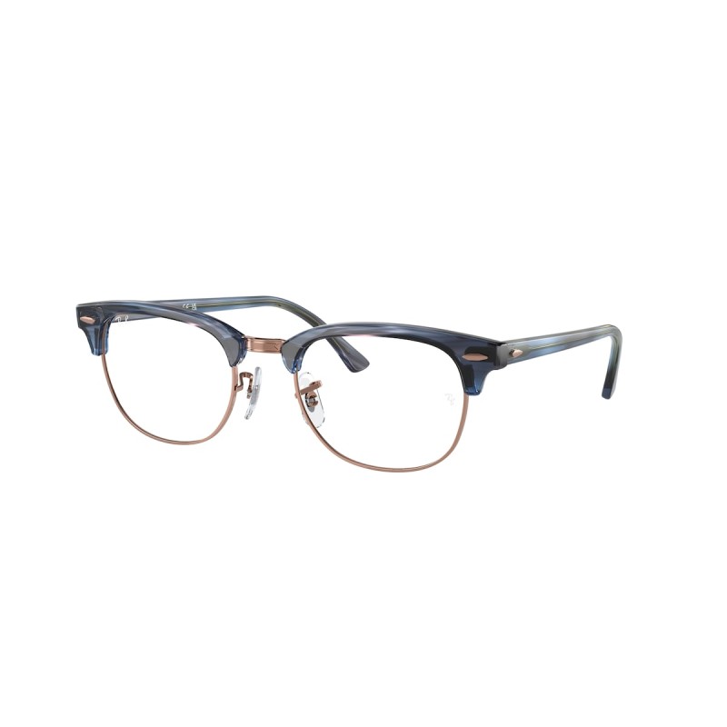 Ray-Ban RX 5154 Clubmaster 8374 Striped Blue
