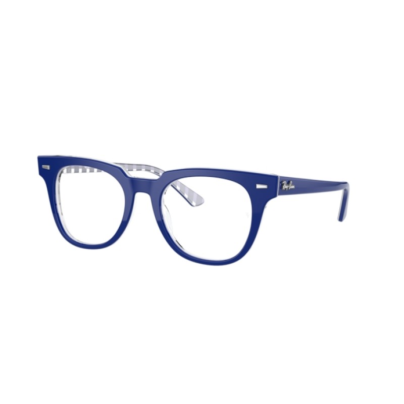 Ray-Ban RX 5377 Meteor 8090 Blue On Vichy Blue White