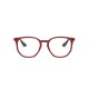 Ray-Ban RX 7151M - F643 Top Red On Havana | Eyeglasses Unisex