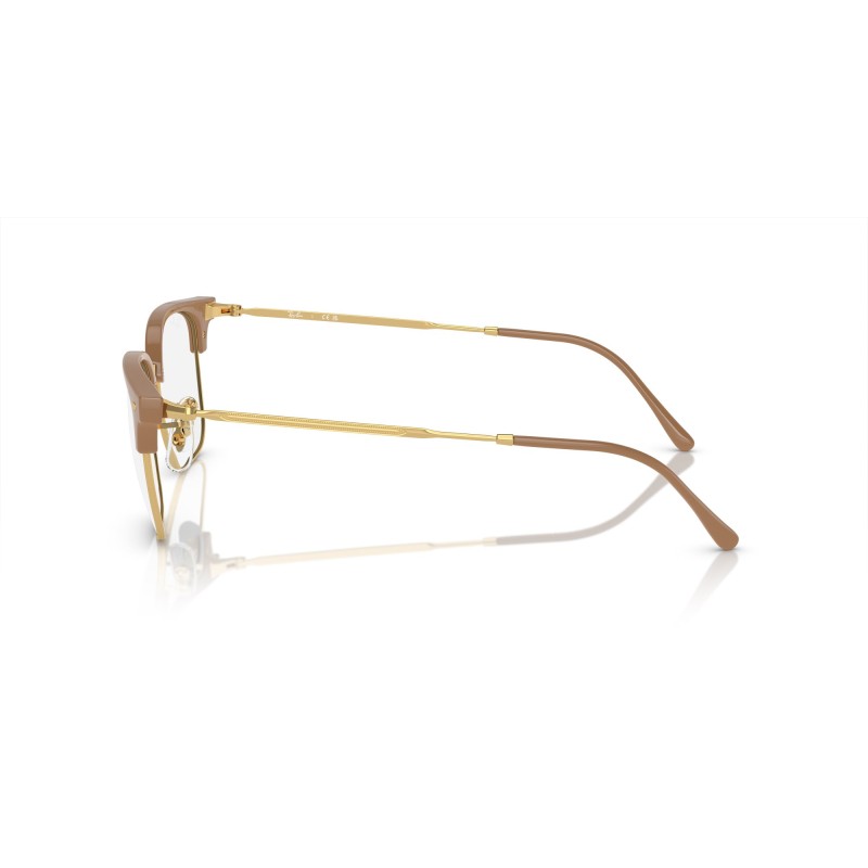 Ray-Ban RX 7216 New Clubmaster 8342 Beige On Gold