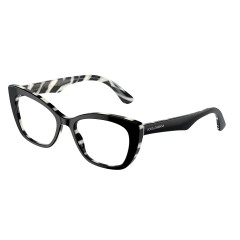 Dolce & Gabbana DG 3360 - 3372 Top Black On Zebra