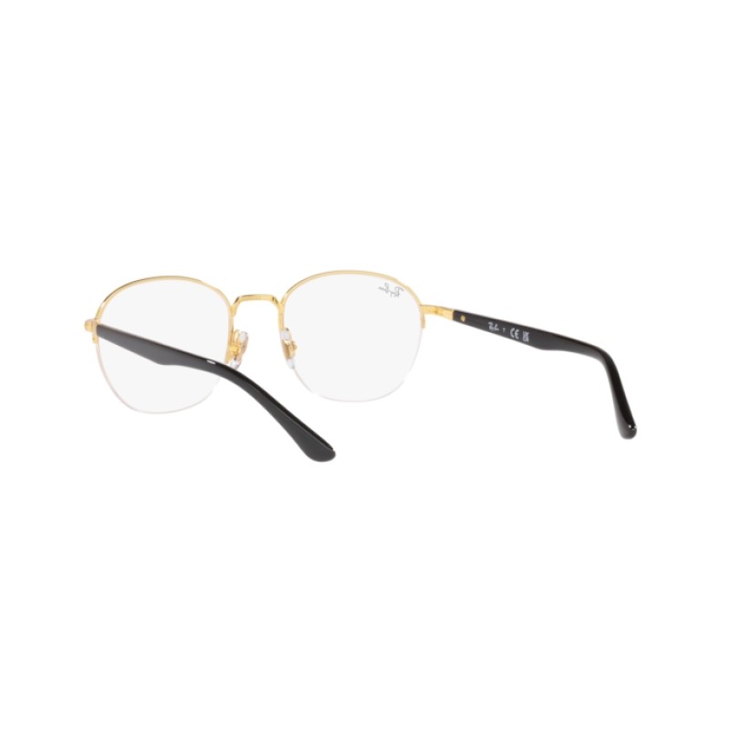 Ray-Ban RX 6487 - 2991 Black On Gold
