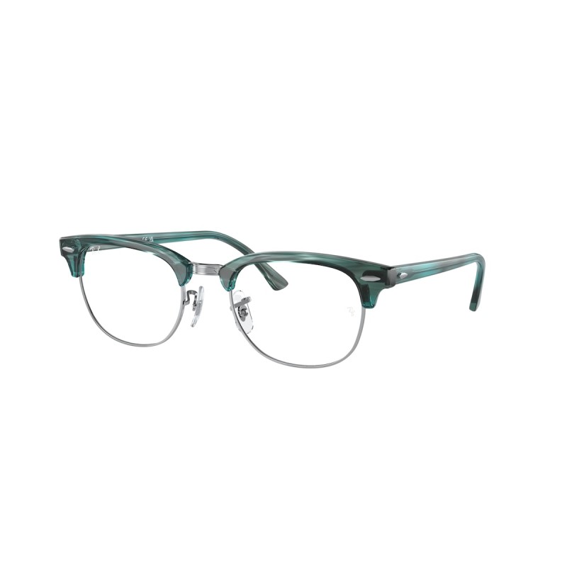 Ray-Ban RX 5154 Clubmaster 8377 Striped Green