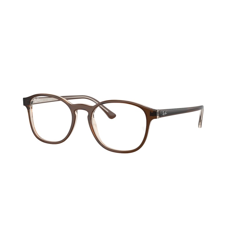 Ray-Ban RX 5417 - 8365 Brown On Transparent Light Brown
