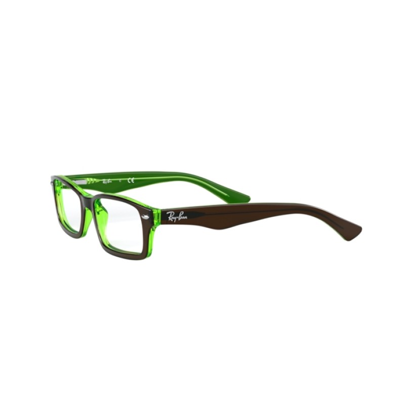 Ray-Ban Junior RY 1530 - 3665 Top Brown On Green Fluo