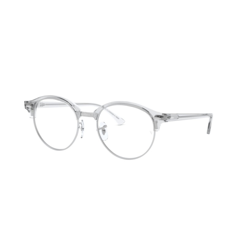 Ray-Ban RX 4246V Clubround 2001 White Trasparent