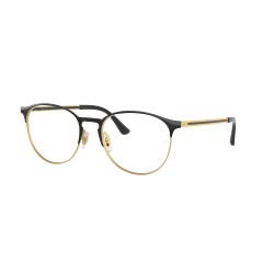 Ray-Ban RX 6375 - 2890 Gold Top In Black