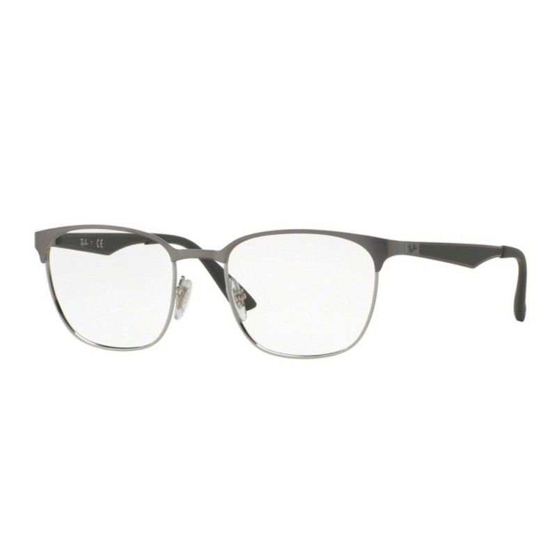 Ray-Ban RX 6356 - 2874 Top Brusched Gunmetal On Silver