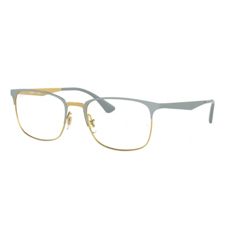 Ray-Ban RX 6421 - 3039 Top Matte Grey On Shiny Gold