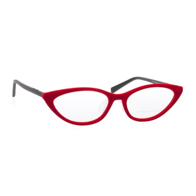 Italia Independent Eyeglasses I-PLASTIK - 5569V.053.000 Red Multicolor