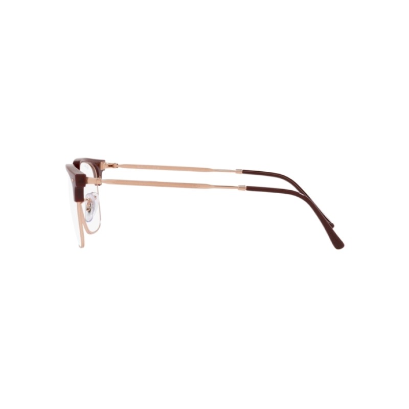 Ray-Ban RX 7216 New Clubmaster 8209 Bordeaux On Rose Gold