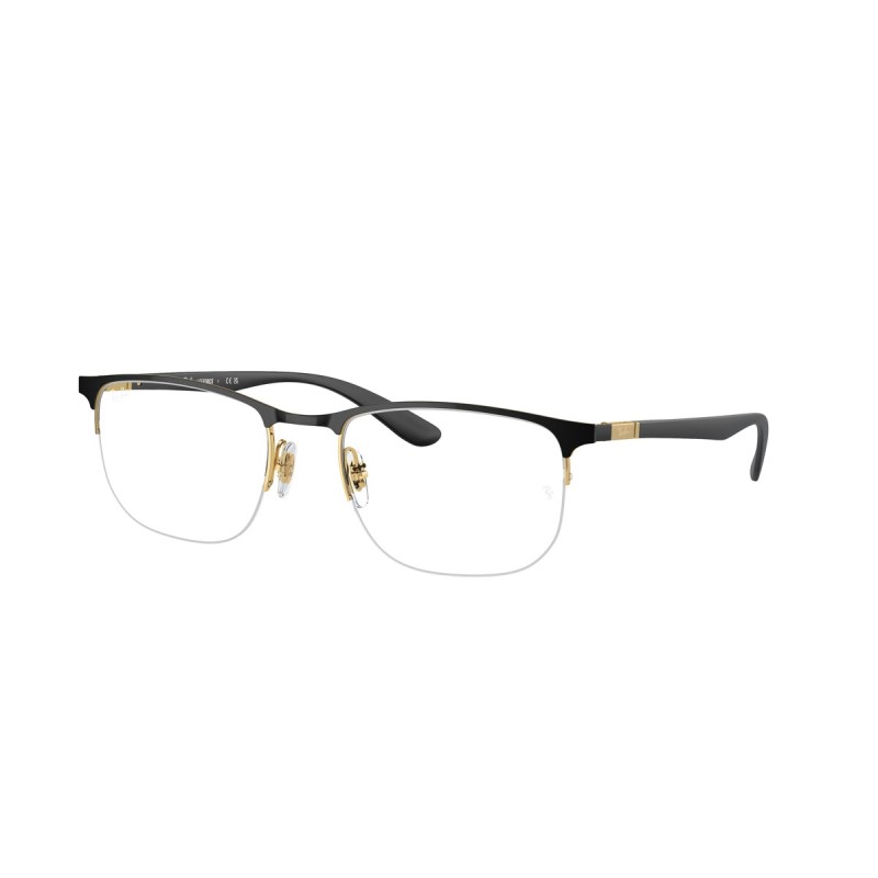 Ray-Ban RX 6513 - 2890 Black On Gold