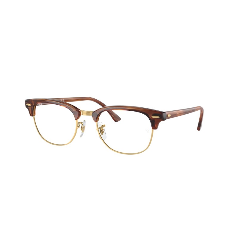Ray-Ban RX 5154 Clubmaster 8375 Striped Brown
