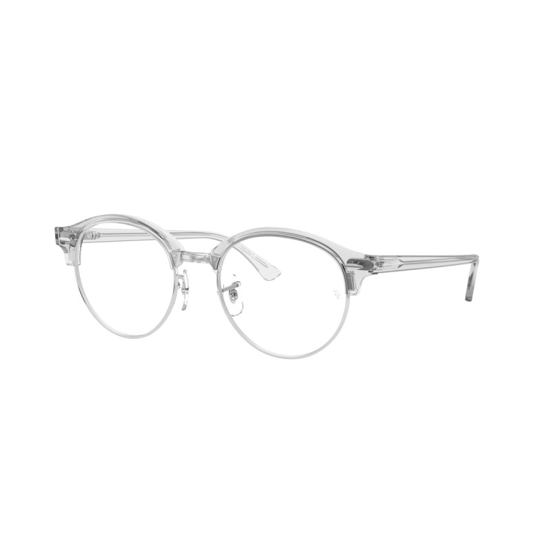 Ray-Ban RX 4246V Clubround 2001 White Trasparent
