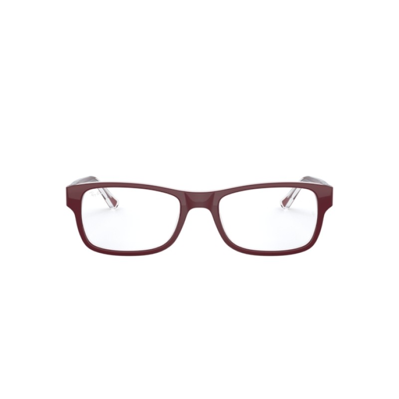Ray-Ban RX 5268 - 5738 Top Bordeaux On Trasparent