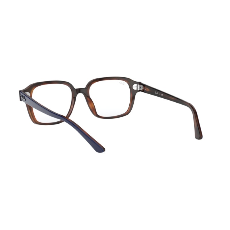 Ray-Ban RX 5382 - 5910 Top Blue On Havana Red