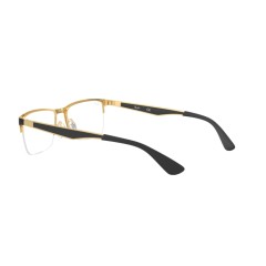 Ray-Ban RX 6335 - 2890 Gold Top On Black