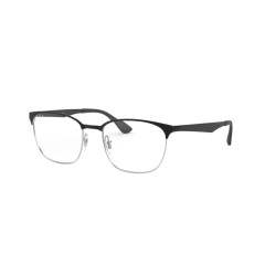 Ray-Ban RX 6356 - 2861 Top Black On Shiny Silver