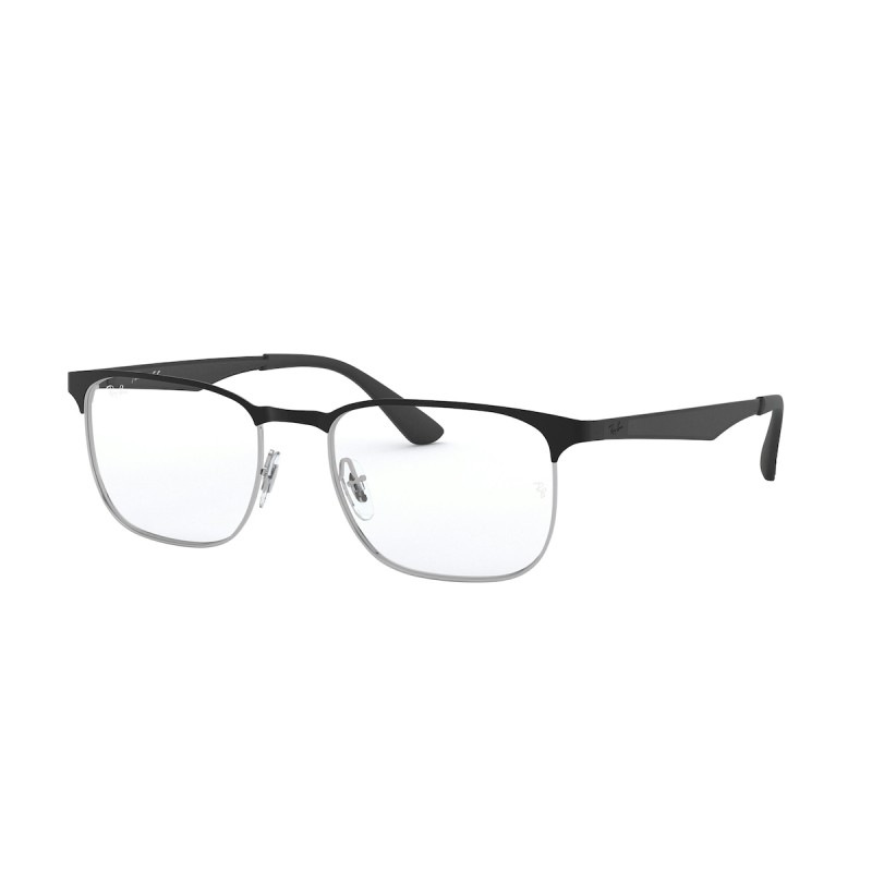 Ray-Ban RX 6363 - 2861 Silver Top On Black