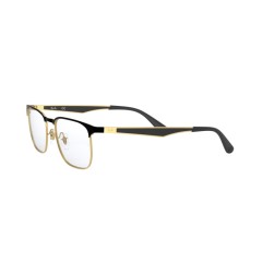 Ray-Ban RX 6363 - 2890 Gold Top On Black