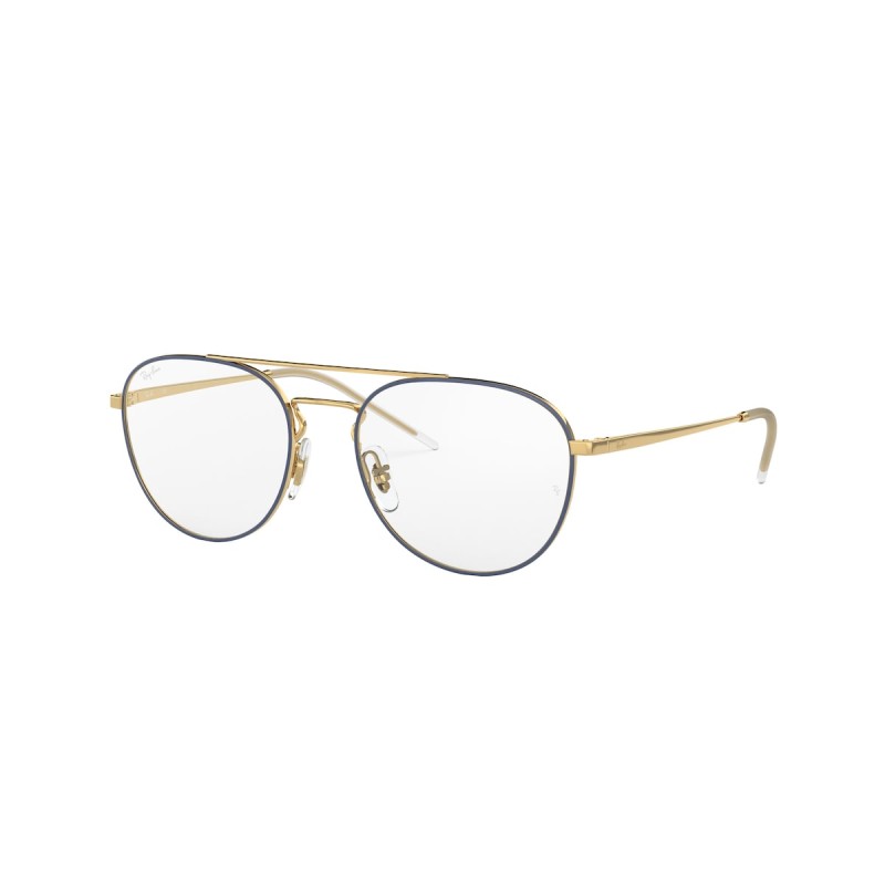 Ray-Ban RX 6414 - 2979 Gold Top Blue