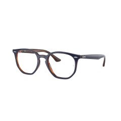 Ray-Ban RX 7151 - 5910 Top Blue On Havana Red