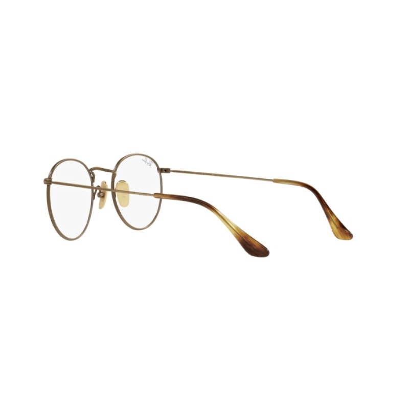 Ray-Ban RX 8247V Round 1222 Demigloss Antique Gold