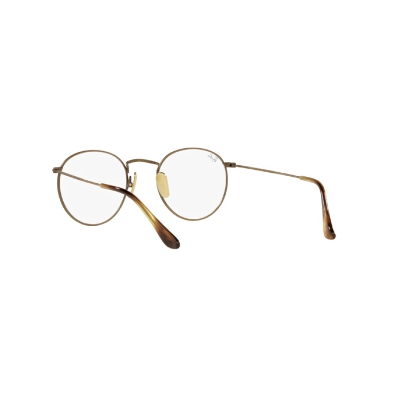 Ray-Ban RX 8247V Round 1222 Demigloss Antique Gold
