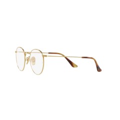 Ray-Ban RX 8247V Round 1226 Demigloss Brushed Gold