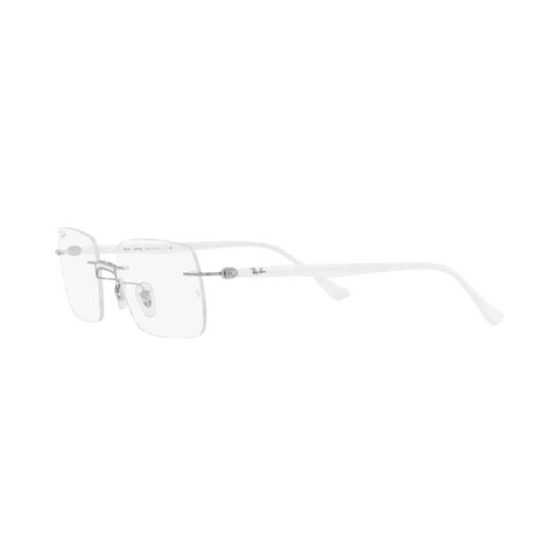 Ray-Ban RX 8767 - 1228 White On Silver