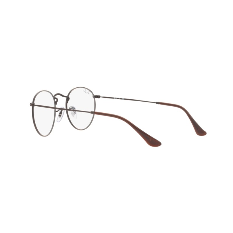 Ray-Ban RX 3447V Round Metal 3120 Antique Copper