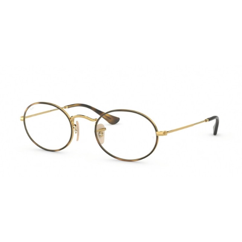 Ray-Ban RX 3547V Oval 2945 Gold On Top Havana