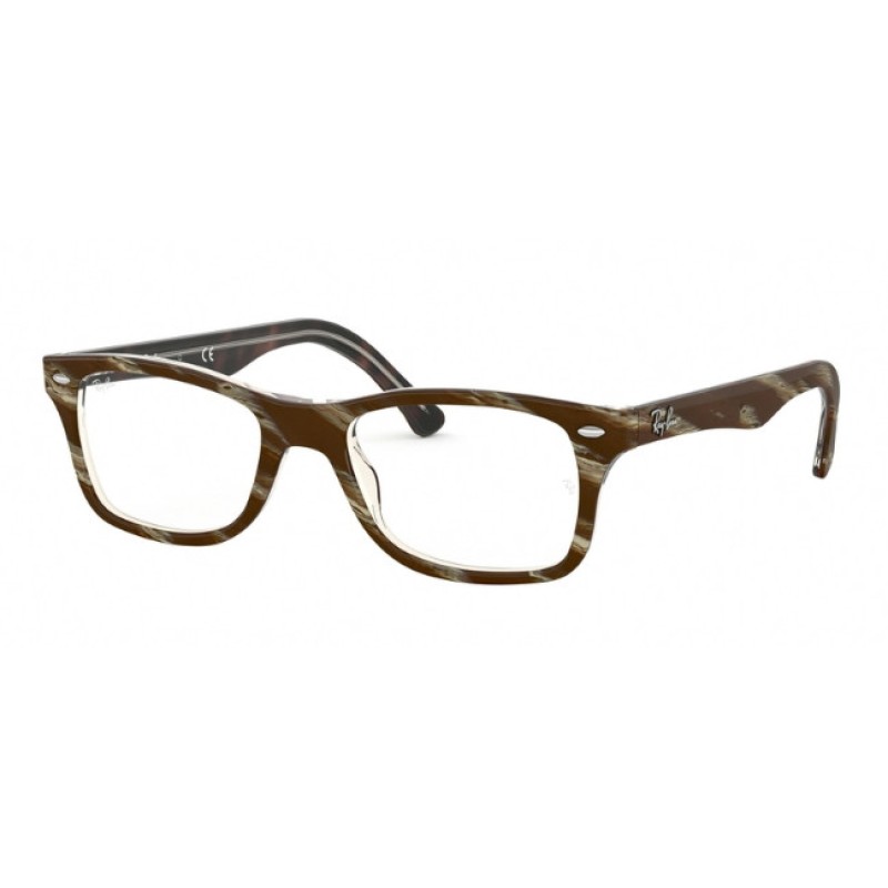 Ray-Ban RX 5228 - 5914 Top Brown-red-yellow