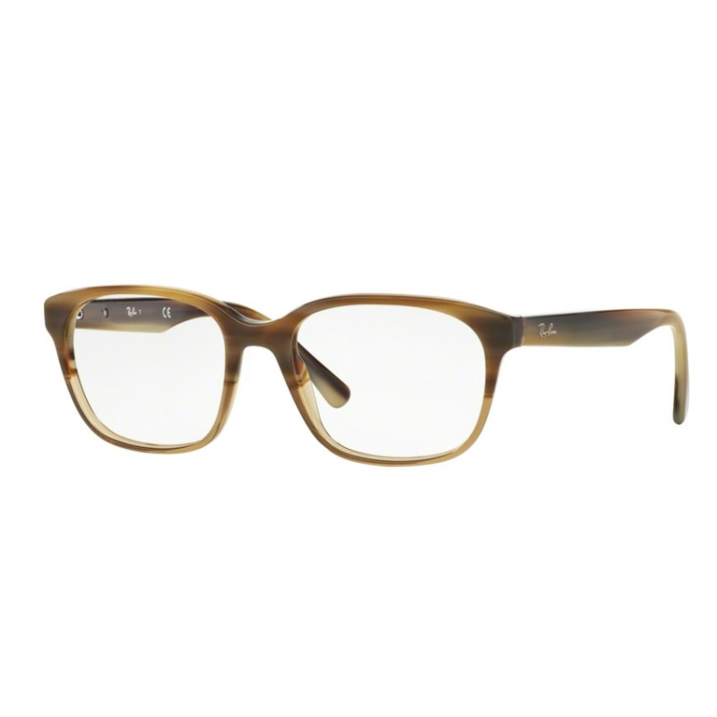 Ray-Ban RX 5340 5542 Brown Horn Grad Trasp Beige