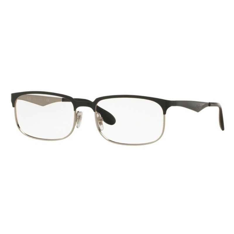 Ray-Ban RX 6361 2861 Top Shiny Black on Silver