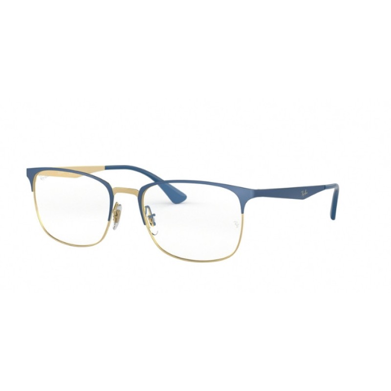 Ray-Ban RX 6421 - 3002 Gold On Top Matte Blue