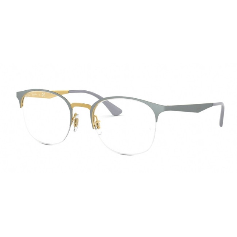 Ray-Ban RX 6422 - 3039 Top Matte Grey On Shiny Gold