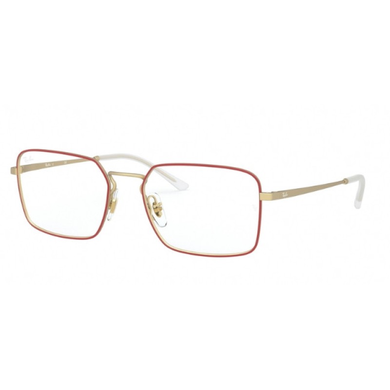Ray-Ban RX 6440 - 3052 Matt Red On Rubber Gold