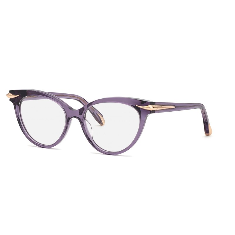 Roberto Cavalli VRC018M - 0916 Glossy Transparent Purple