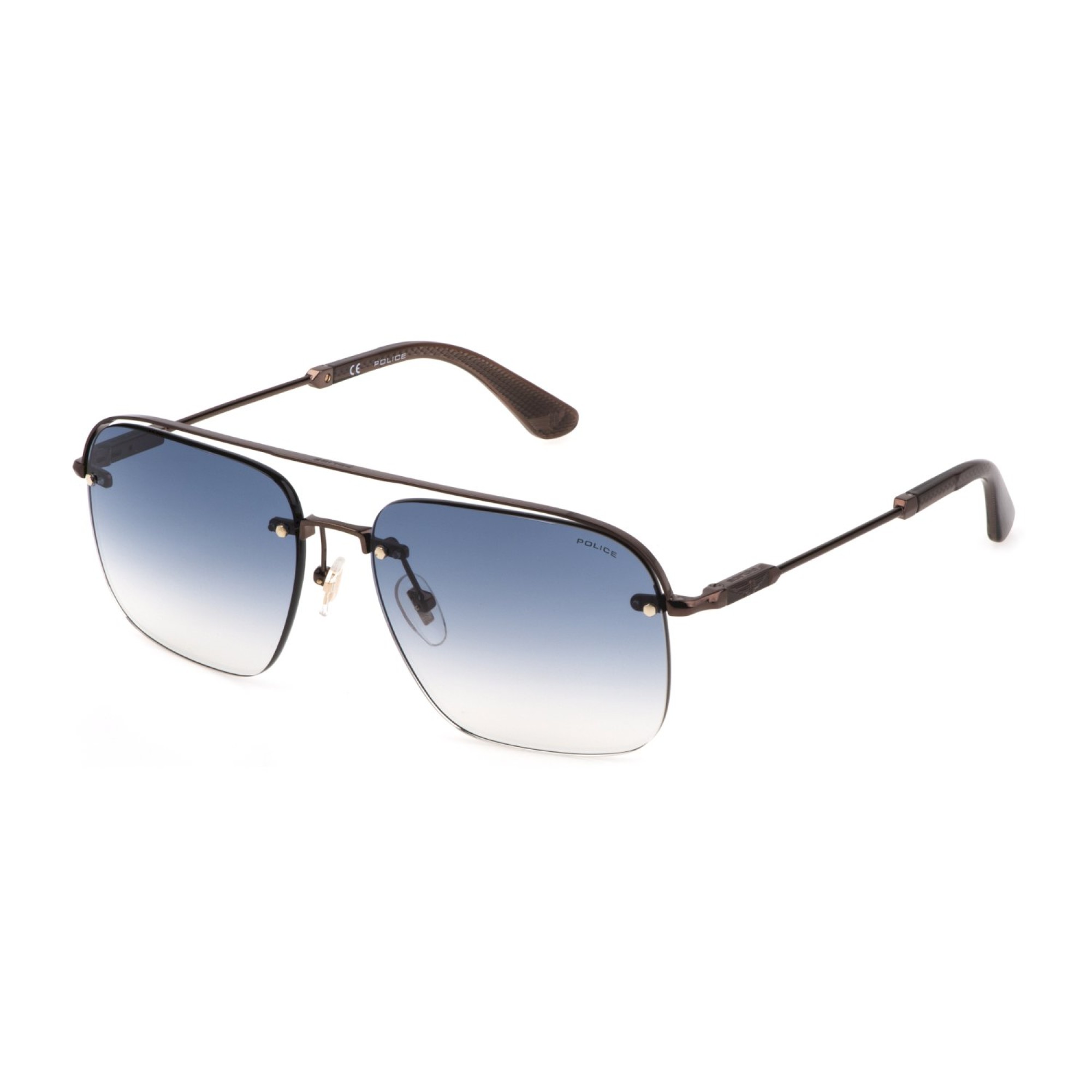 Police SPLF72 Horizon 1 0K01 Total Glossy Brown | Sunglasses Man