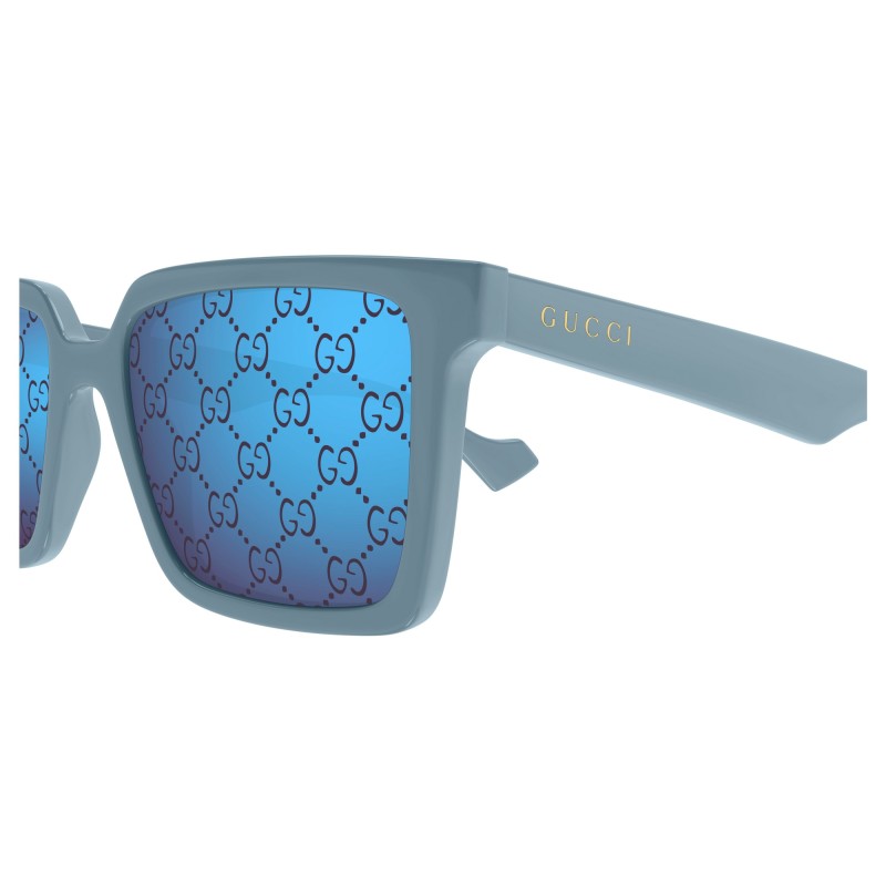 Round sunglasses in blue - Gucci | Mytheresa