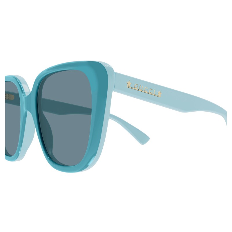 Shop the Blue Acetate Square-Frame Sunglasses at GUCCI.COM. Enjoy Free  Shipping and Complimentary Gift W… | Glasses frames trendy, Pretty  sunglasses, Glasses trends