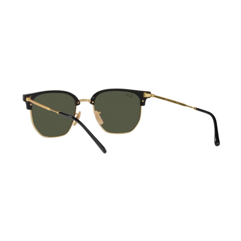 Ray-Ban RB 4416 New Clubmaster 601/31 Black On Gold | Sunglasses Unisex