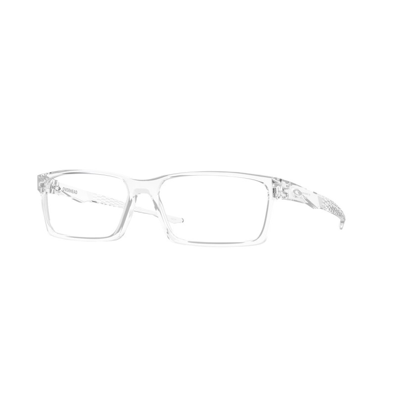 Oakley OX 8060 Overhead 806003 Polished Clear | Eyeglasses Man