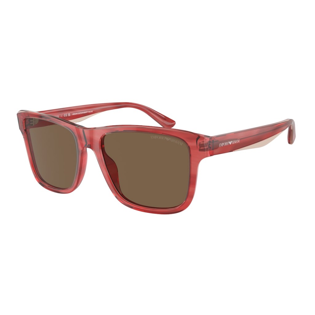 Emporio Armani EA 4208 - 605373 Shiny Bordeaux/top Smoke | Sunglasses Man