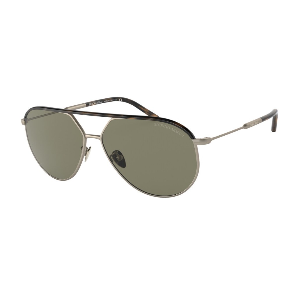 Giorgio Armani AR 6120J - 30022A Matte Pale Gold Havana | Sunglasses Man