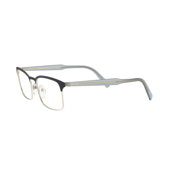 Prada PR 54WV - VH81O1 Matte Blue/pale Gold | Eyeglasses Man