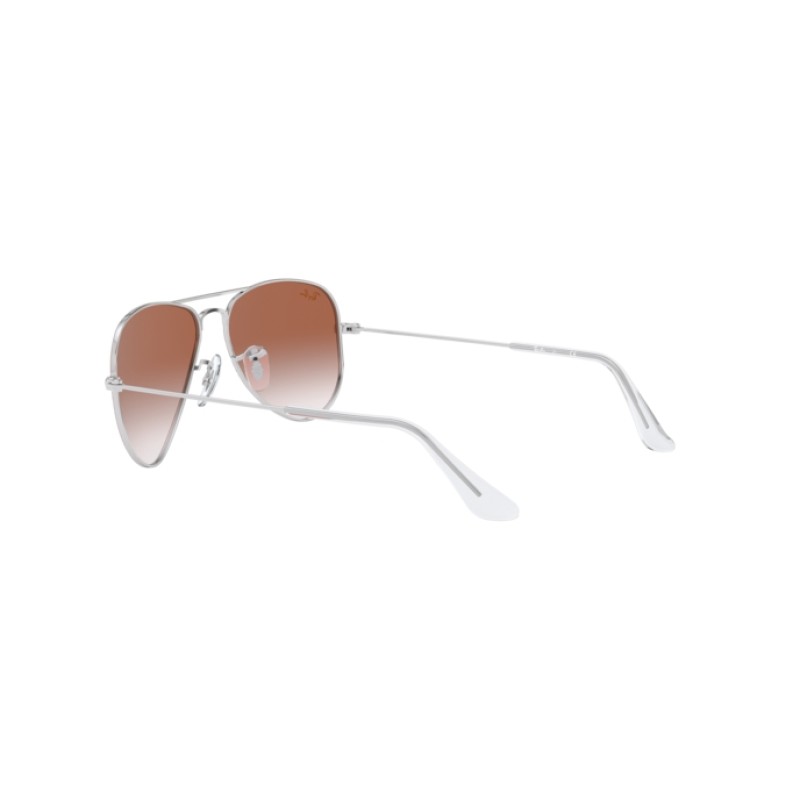 Ray-Ban Junior RJ 9506S Junior Aviator 274/V0 Silver On Top Red