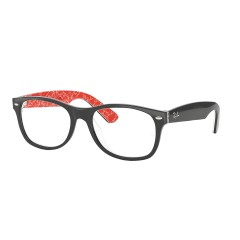 Ray-Ban RX 5184 New Wayfarer 2479 Top Black On Texture Red