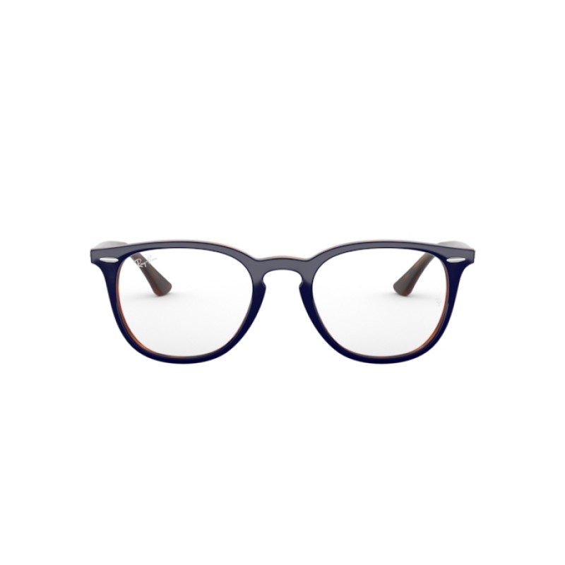 Ray-Ban RX 7159 - 5910 Top Blue On Havana Red
